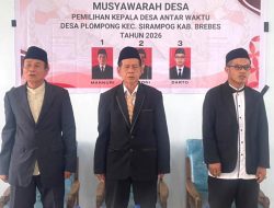 Darto Menang Pilkades PAW Plompong Brebes, Raih 41 Suara