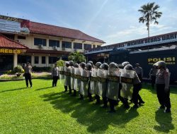 Sat Samapta Polres Brebes Digembleng Pelatihan Pengendalian Massa, Ini Tujuannya