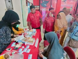 Sehari di Dapur Marhaen DPC PDI Perjuangan Kota Tegal, Kesehatan dan Makan Gratis Bertemu