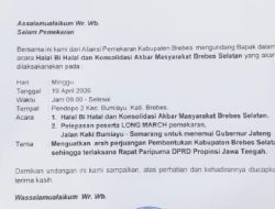 Temui Gubernur, Warga Brebes Selatan Siap Jalan Kaki Bumiayu-Semarang Perjuangkan Pemekaran