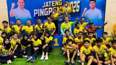 Sabet Emas, PTMSI Brebes Ukir Sejarah di Kejurprov Jateng