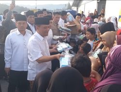 Warga Desa Padasari Rayakan Iduladha di Huntara Bersama Gubernur Jateng dan Sapi Presiden “Mick Jagger”