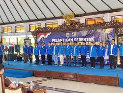 14 DPK KNPI Dilantik, Wabup Tekankan Manfaat Organisasi